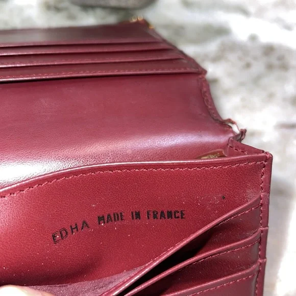 Vintage Cartier Leather Chamber Long Wallet